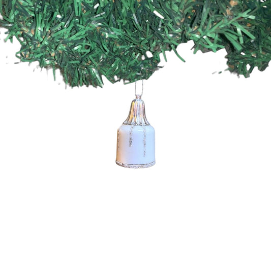 Christmas bell ornament