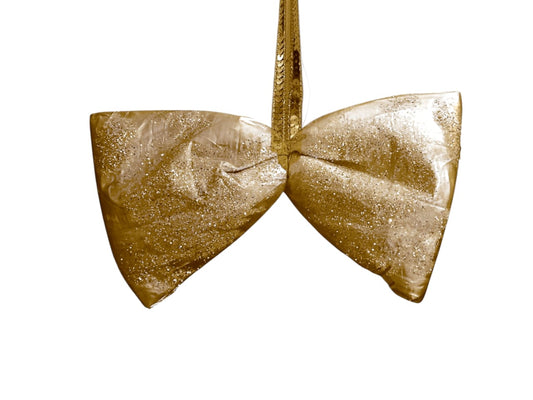 Christmas bow ornament