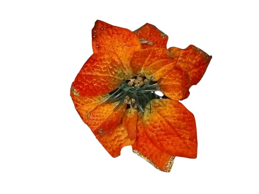 Christmas flower ornament
