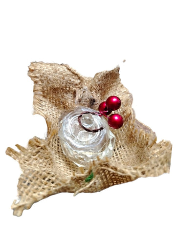 Holiday Tree Decoration with Red Berries