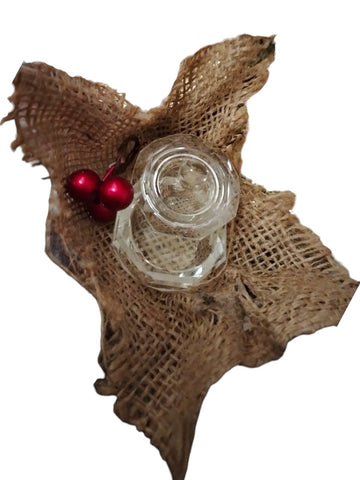 Holiday Tree Decoration with Red Berries