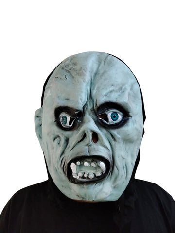 Halloween mask with wig