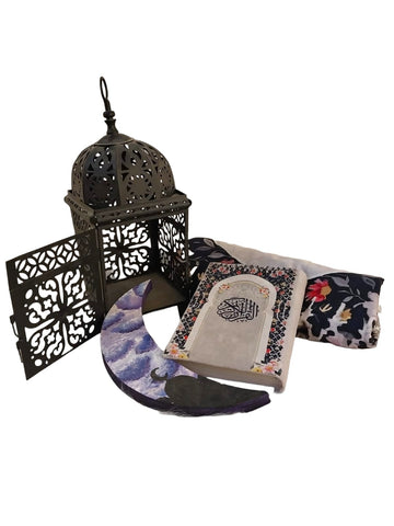 Black Lantern Ramadan Gift Basket