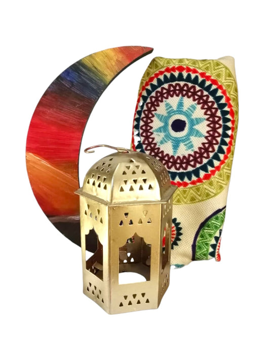 Crescent, Lantern & Cushion Set
