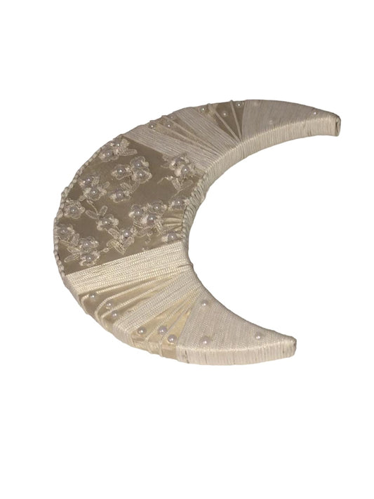 white decorated crescent