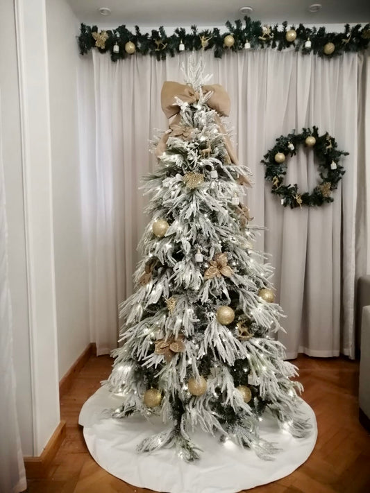 Arctic Elegance- 2.10 m Christmas bundle offer YT222-25-210+