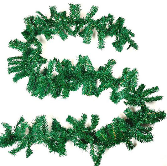 low density garland branch 250 cm green