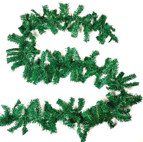 low density garland branch 250 cm green