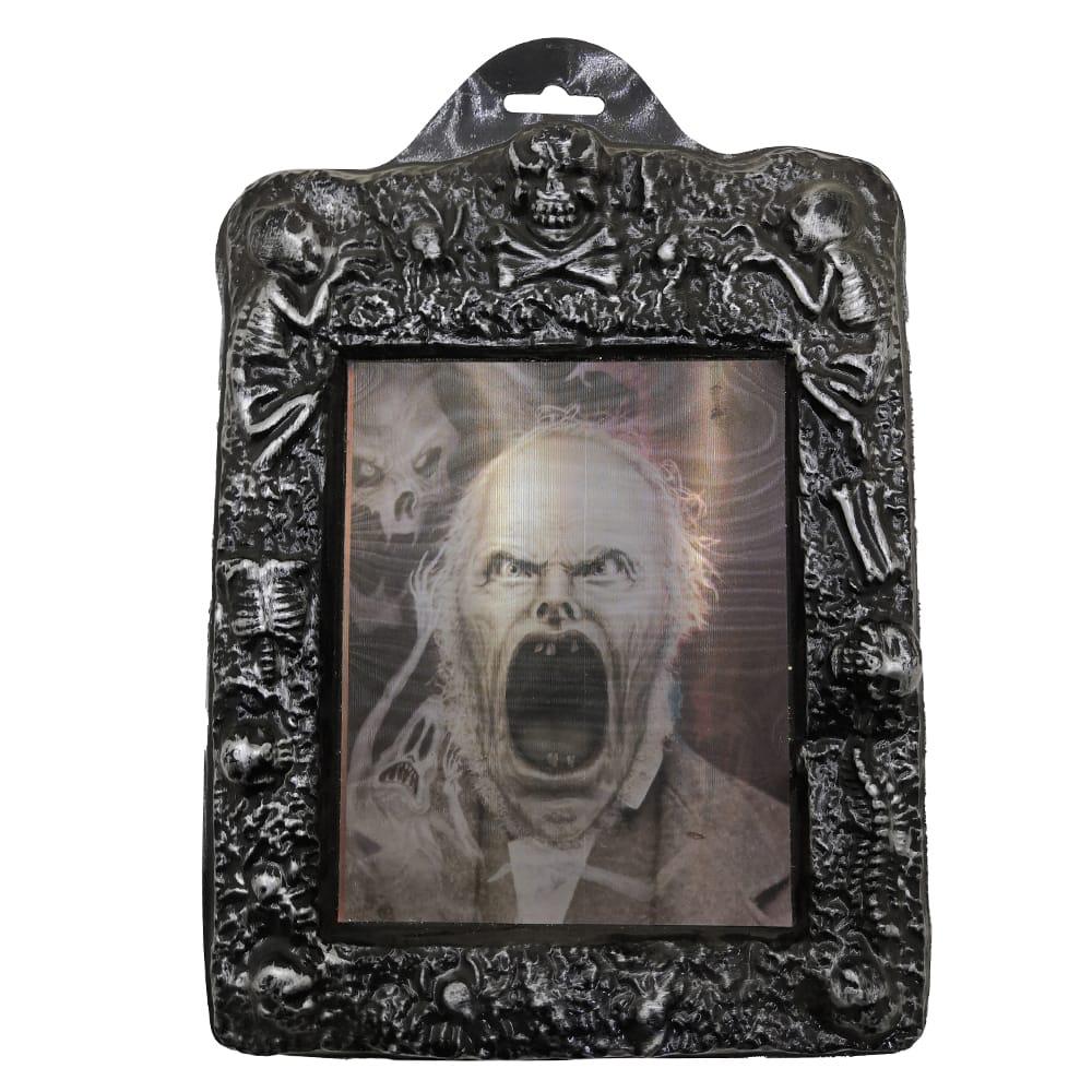 Vintage Halloween Frame - Crazy Man