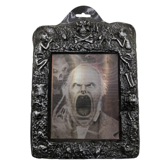 Vintage Halloween Frame - Crazy Man
