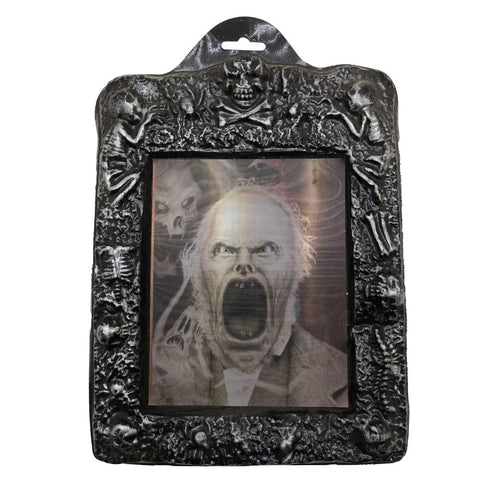 Vintage Halloween Frame - Crazy Man