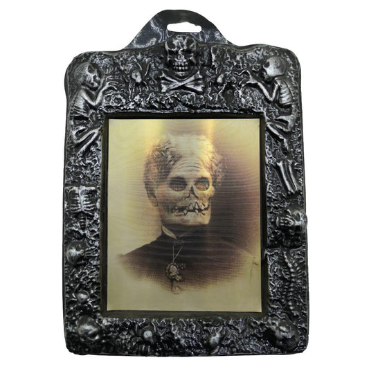 Vintage Halloween Frame - Skeleton