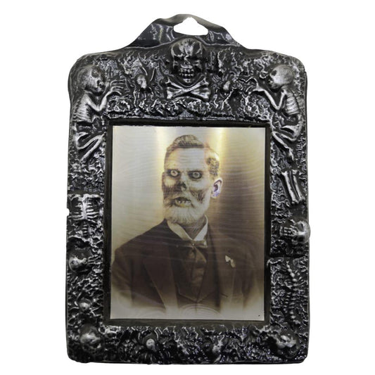 Vintage Halloween Frame - Wizard