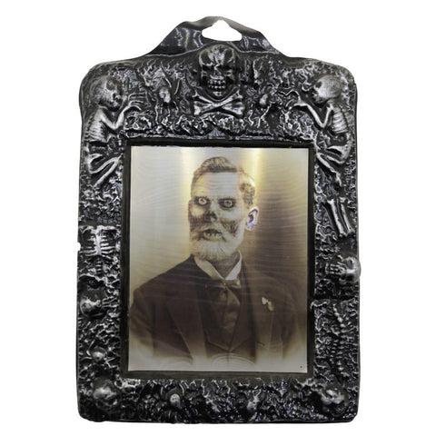 Vintage Halloween Frame - Wizard