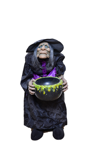 Animated Witch with bowl