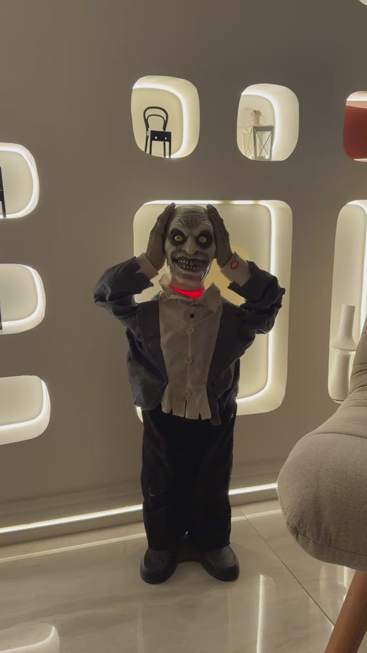 Animated halloween zombie