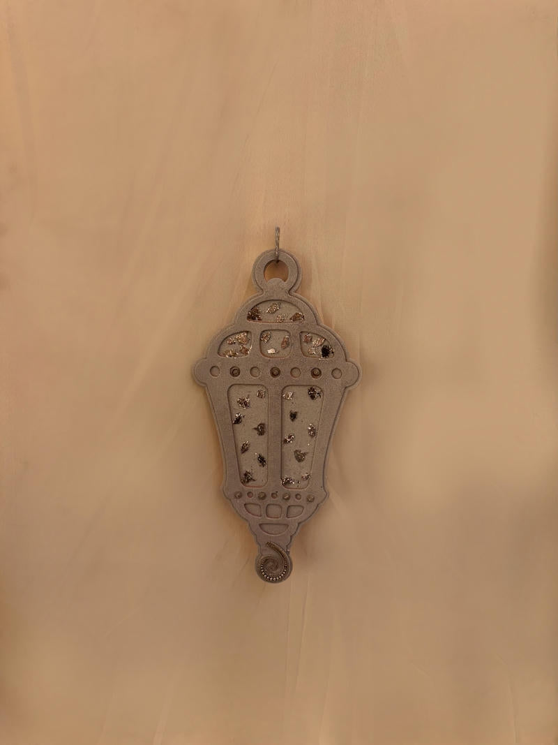 Ramadan Silver foam lantern for hanging
