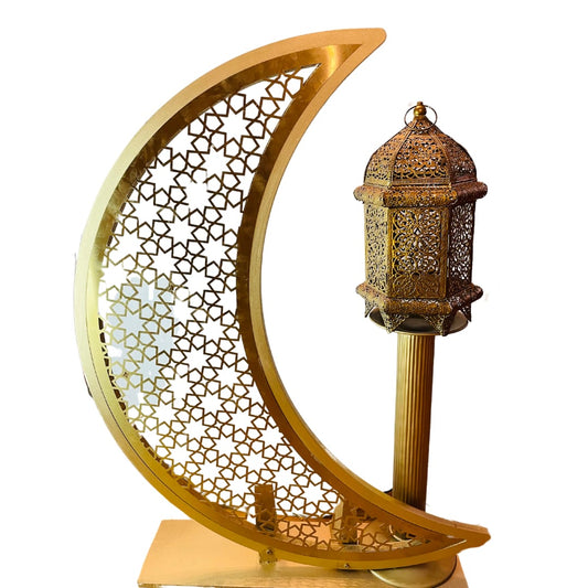 Large gold crescent