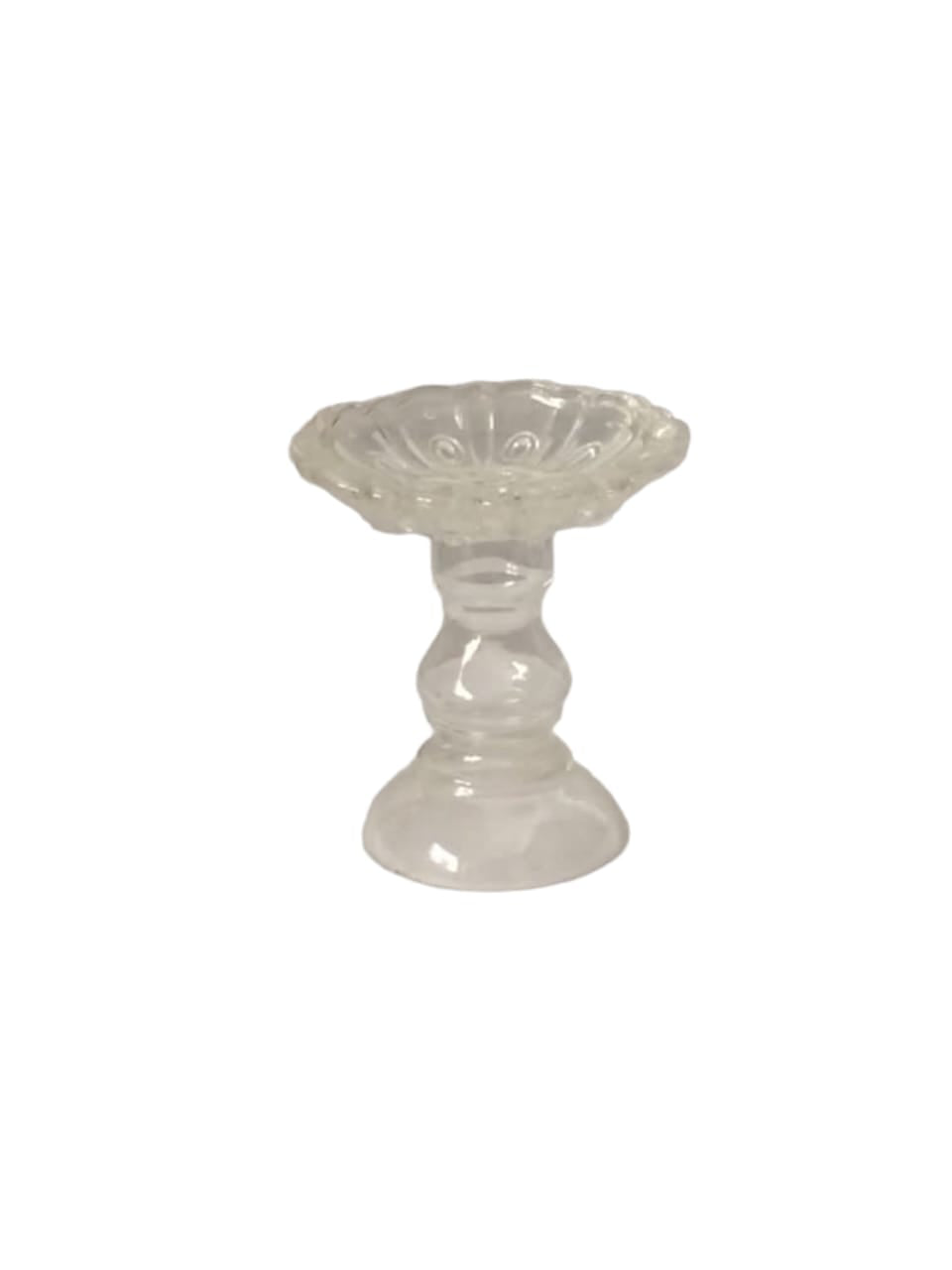 glass vase & golden