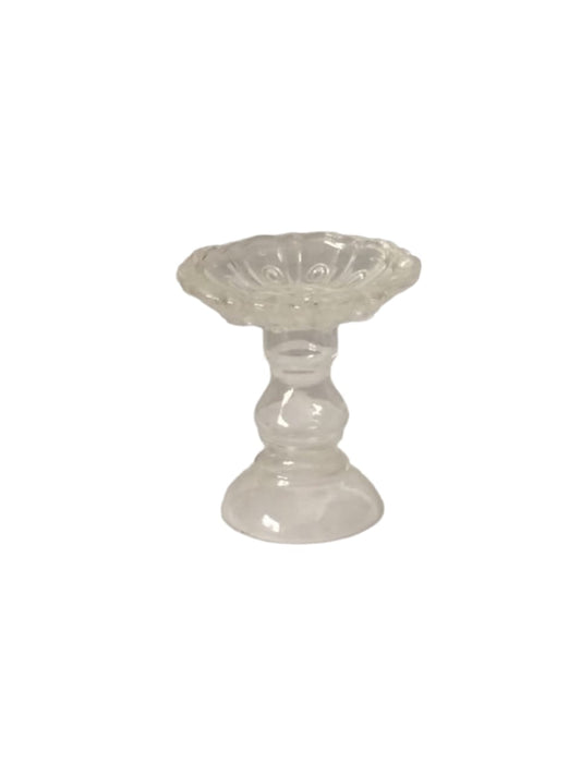 glass vase & golden