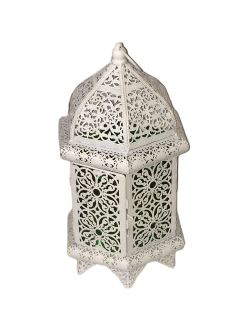 Ramadan White Arabian Lantern 25x35 cm
